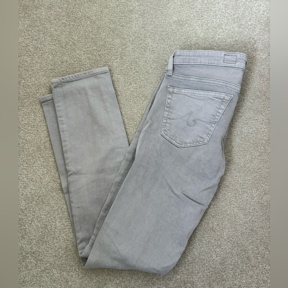 AG Adriano Goldschmied gray The Stevie ankle slim straight leg, women’s 26R